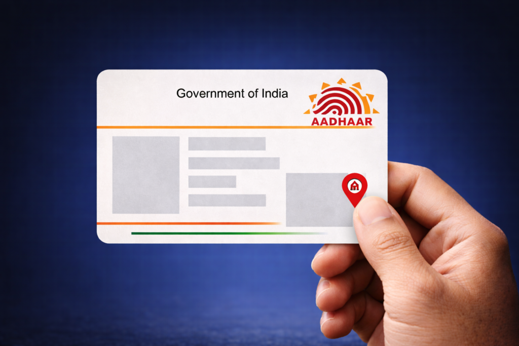 how to change address in aadhar card