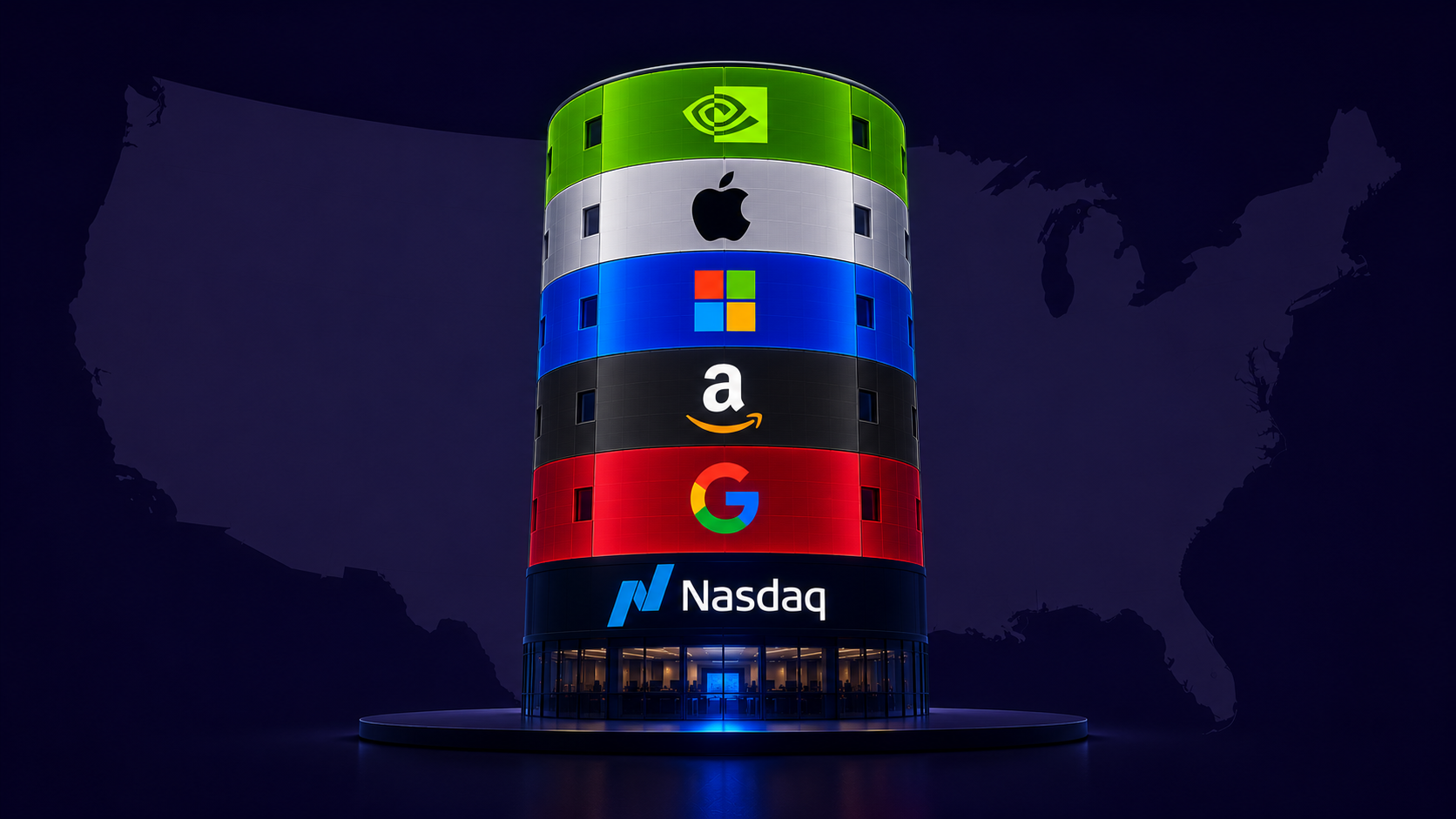 top 10 companies nasdaq market cap